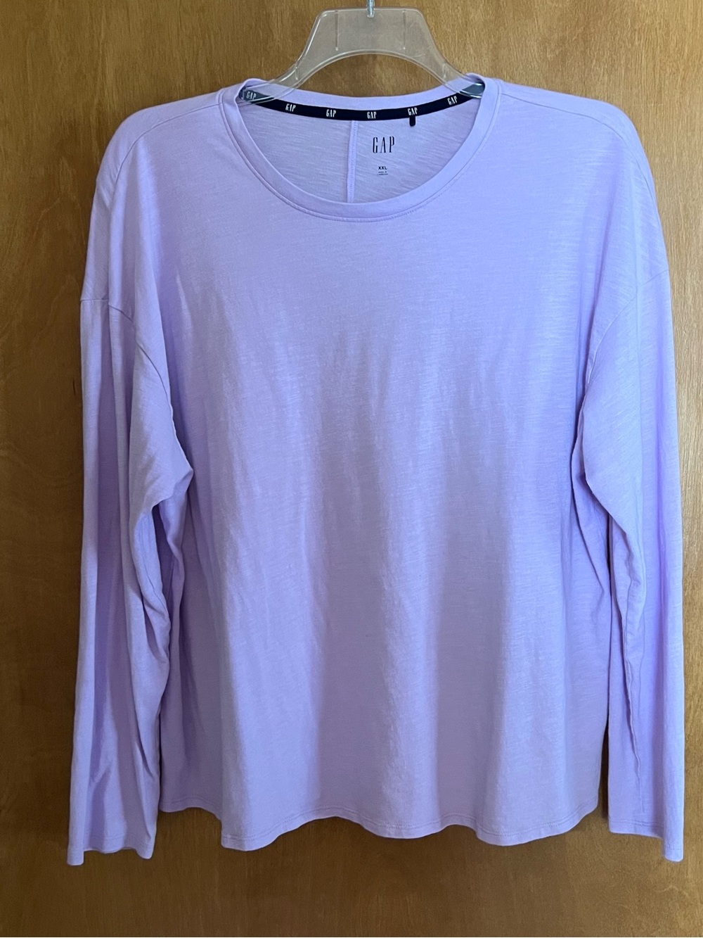GAP Pale Lavender Long-Sleeve Tee